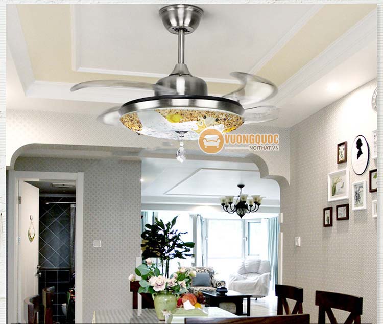 Quạt trần đèn hình sao biển YB215-1